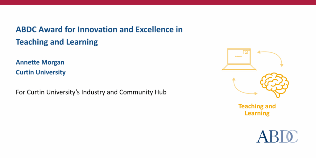 2025 ABDC Education Award