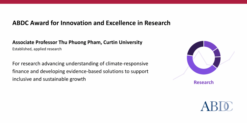 2025 ABDC Award for Innovation and Excellence in Research